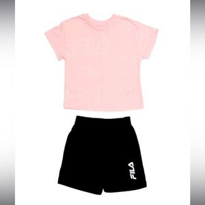 Fila Girls 2PC Tee/Short Set